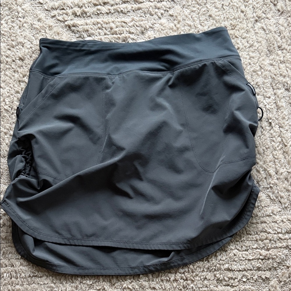 Patagonia Tech Fishing Skirt with Shorts Built In- Dark Gray - S